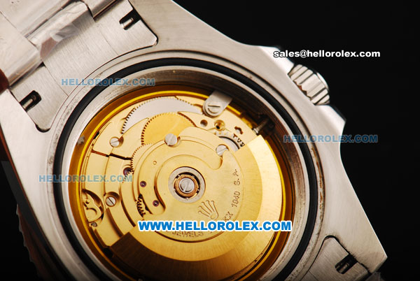 Rolex GMT Master II Swiss ETA 2836 Automatic Movement Full Steel with Black Dial - Ceramic Bezel - Click Image to Close